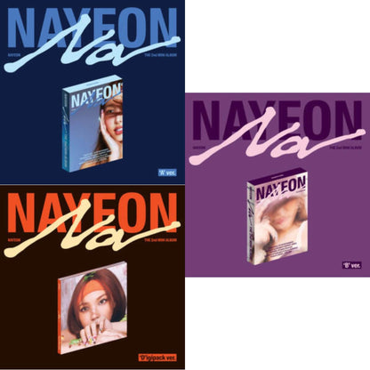 This is a 3 CD SKU bundle.
1.This CD is brand new.Format: CDThis item's title is: Na (A Ver.)Artist: Nayeon (Twice)Barcode: 196922879753Release Date: 6/14/2024
2.This CD is brand new.Format: CDThis item's title is: Na (Digipack Ver.