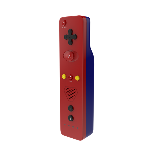 This is brand new.Immerse yourself in vibrant gaming experiences with the Red & Blue TTX Wii / Wii U Remote featuring Action Plus technology. This remote enhances motion sensing for a more realistic gaming adventure.