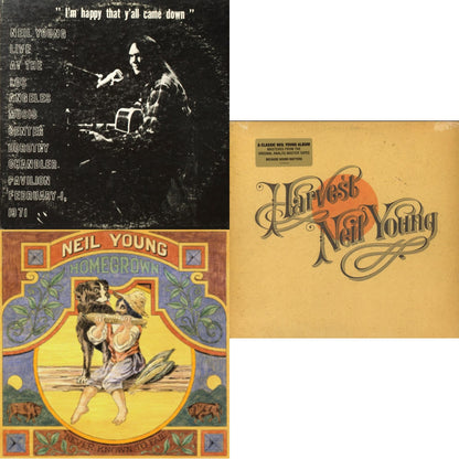 This is a 3 LP Vinyl SKU bundle.
1.This LP Vinyl is brand new.Format: LP VinylMusic Style: AcousticThis item's title is: Dorothy Chandler Pavilion 1971Artist: Neil YoungLabel: REPRISEBarcode: 093624885139Release Date: 6/3/2022
2.This LP Vinyl is brand new.