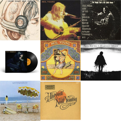 This is a 8 LP Vinyl SKU bundle.
1.This LP Vinyl is brand new.Format: LP VinylMusic Style: Folk RockThis item's title is: Chrome Dreams (2LP)Artist: Neil YoungLabel: REPRISEBarcode: 093624869375Release Date: 8/11/2023
2.This LP Vinyl is brand new.
