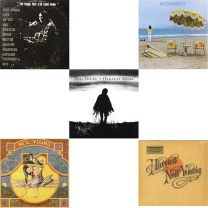 This is a 5 LP Vinyl SKU bundle.
1.This LP Vinyl is brand new.Format: LP VinylMusic Style: AcousticThis item's title is: Dorothy Chandler Pavilion 1971Artist: Neil YoungLabel: REPRISEBarcode: 093624885139Release Date: 6/3/2022
2.This LP Vinyl is brand new.