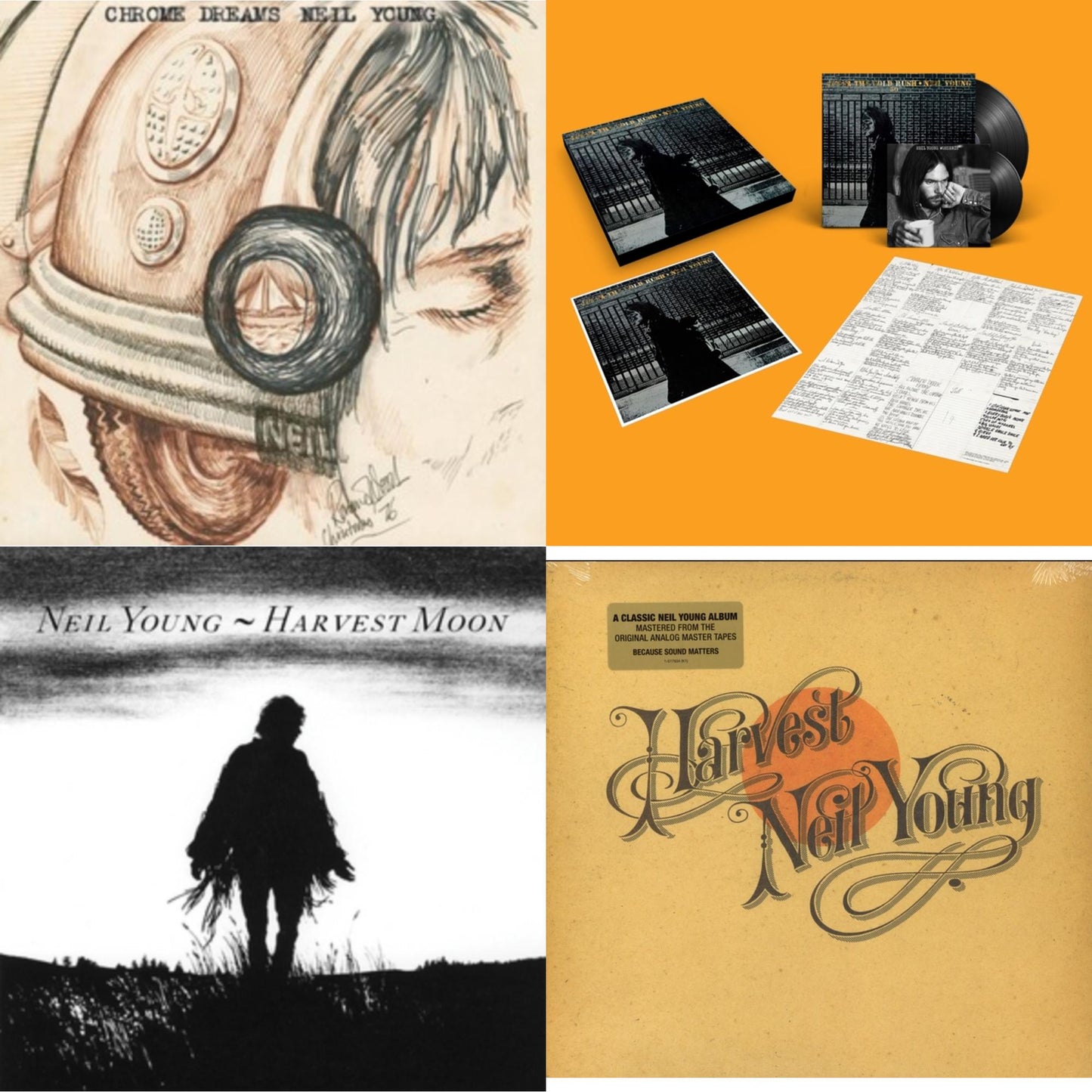 Chrome Dreams (2LP) & After The Gold Rush (50Th Anniv Ed) & Harvest Moon (2LP) & Harvest