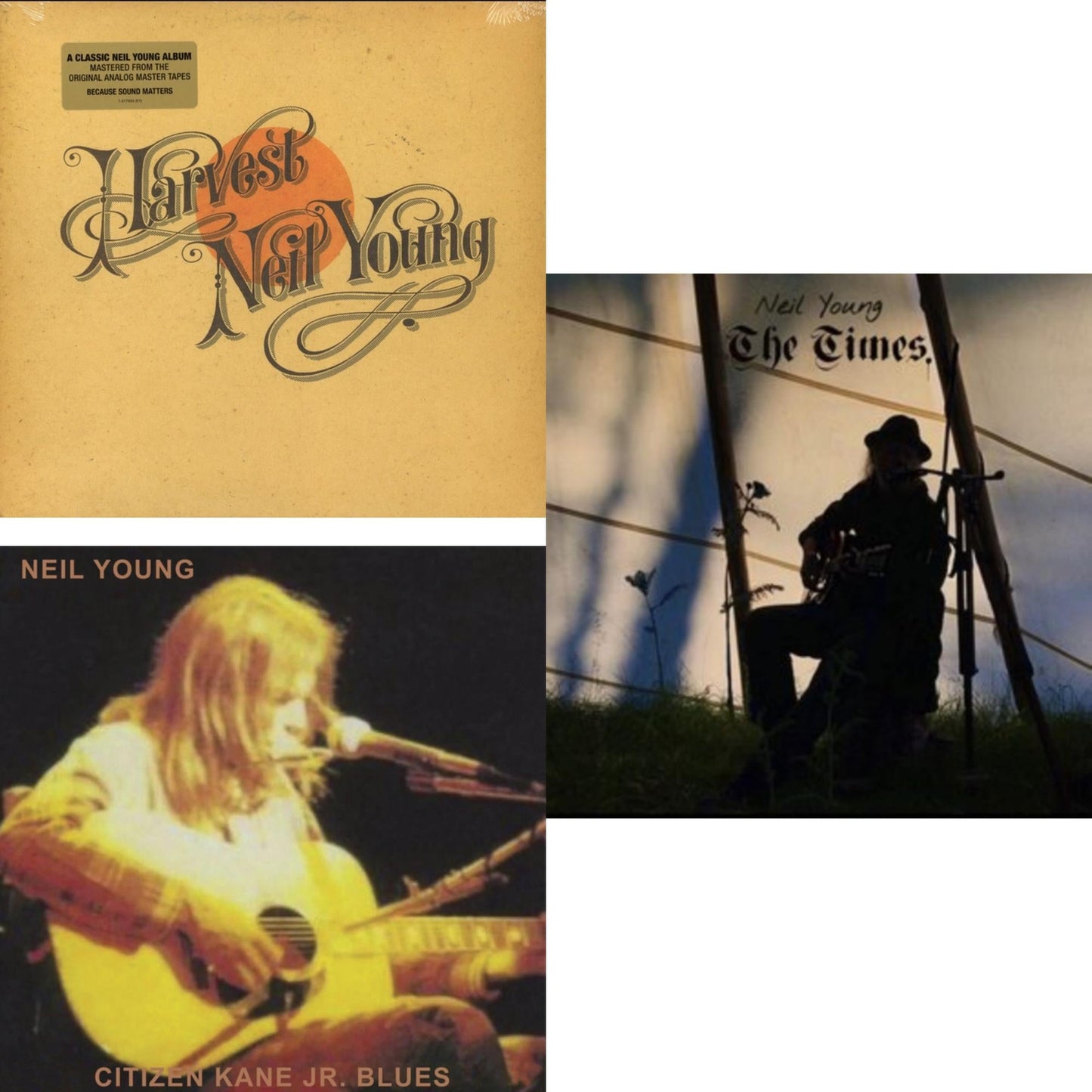 This is a 3 LP Vinyl SKU bundle.
1.This LP Vinyl is brand new.Format: LP VinylThis item's title is: Citizen Kane Jr. Blues 1974 (Live At The Bottom Line)Artist: Neil YoungLabel: REPRISEBarcode: 093624885108Release Date: 5/20/2022
2.This LP Vinyl is brand new.