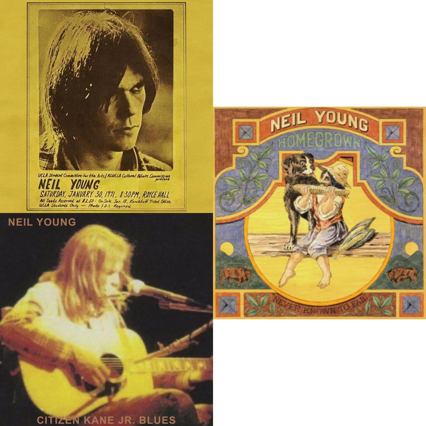 Royce Hall 1971 & Citizen Kane Jr. Blues 1974 (Live At The Bottom Line) & Homegrown