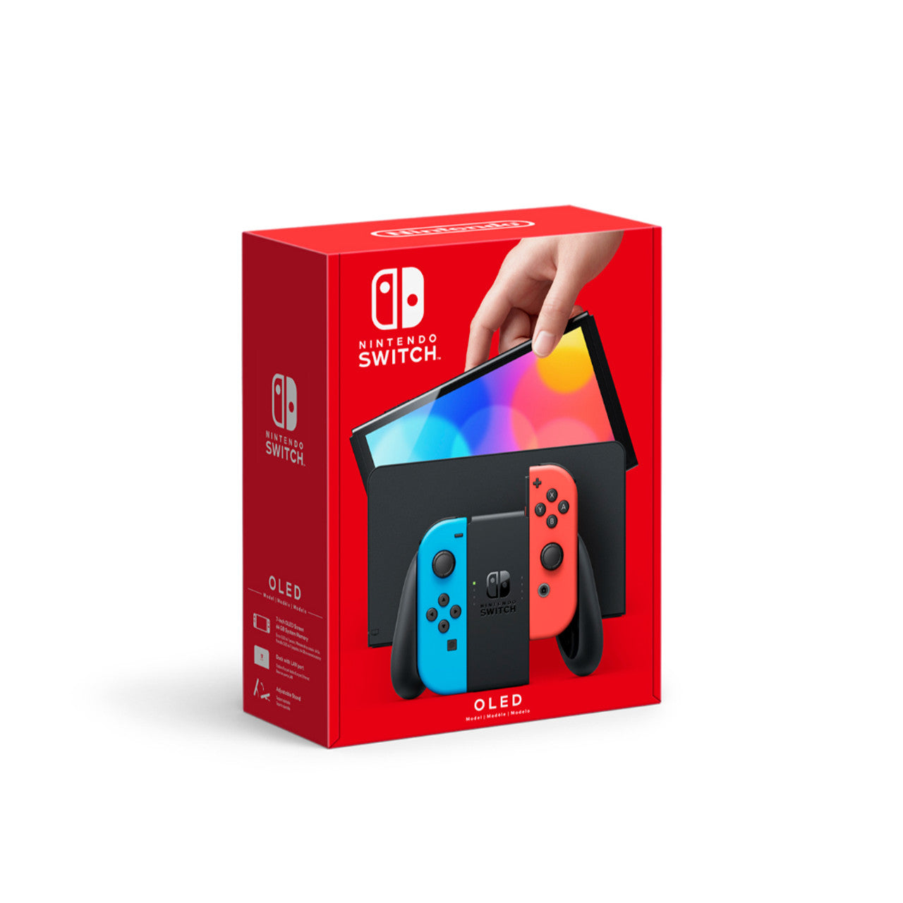 Nintendo - Switch Console Neon Red & Blue Core (OLED)