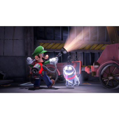 This is brand new.Luigi’s dream vacation turns into a ghostly—and gooey— nightmare!  Luigi embarks on a dream vacation with Mario and friends upon receiving an invitation to a luxurious hotel.