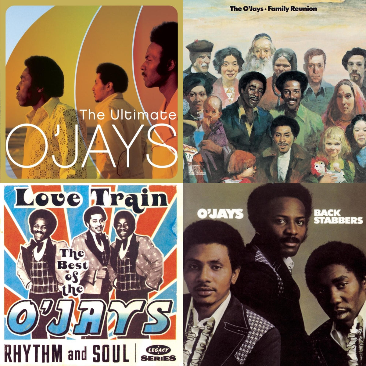 Ultimate O�Jays & Family Reunion & Best Of O'jays: Love Train & Back Stabbers