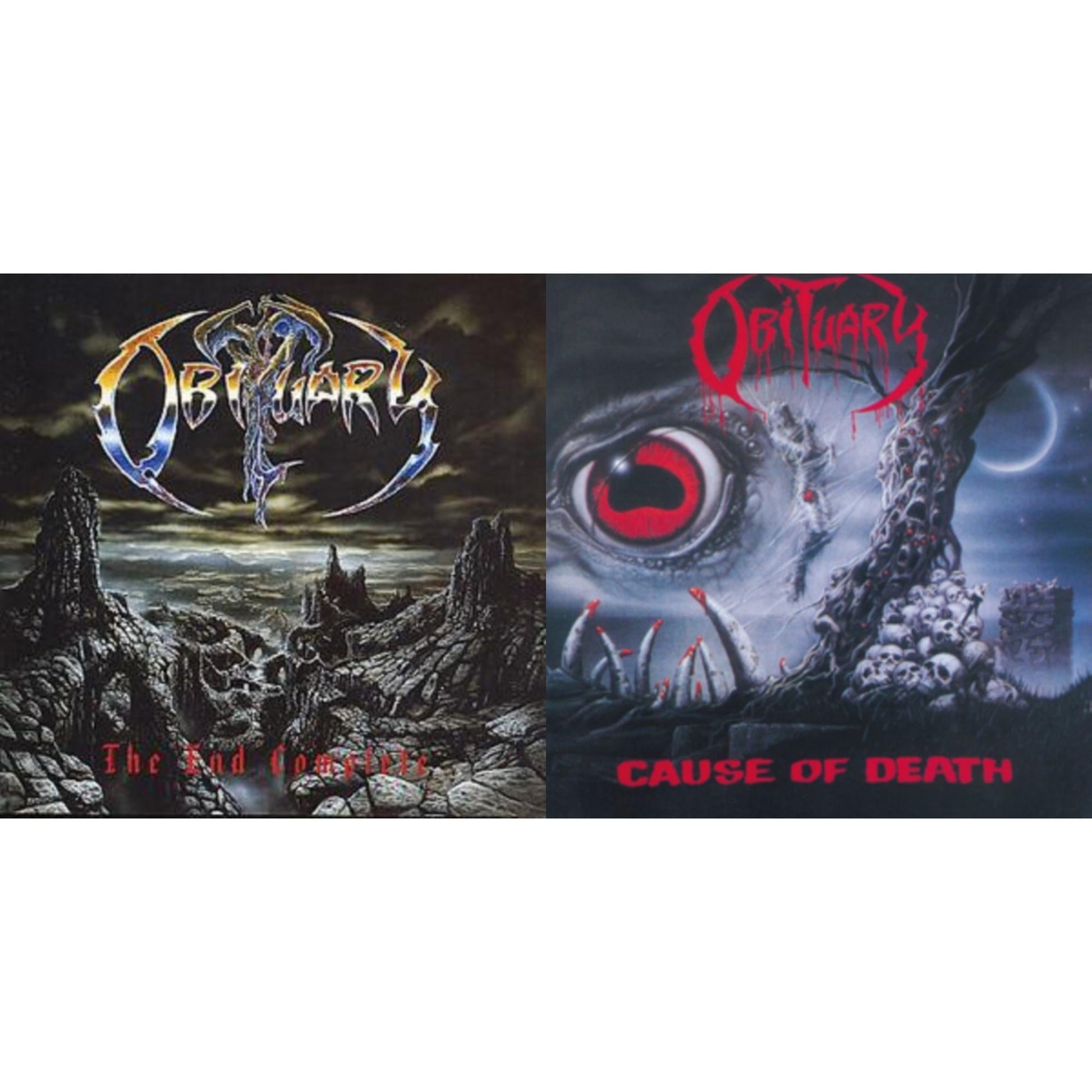 This is a 2 CD SKU bundle.
1.This CD is brand new.Format: CDMusic Style: Death MetalThis item's title is: End CompleteArtist: ObituaryLabel: ROADRUNNER IMPORTBarcode: 016861874124Release Date: 6/5/2000
2.This CD is brand new.