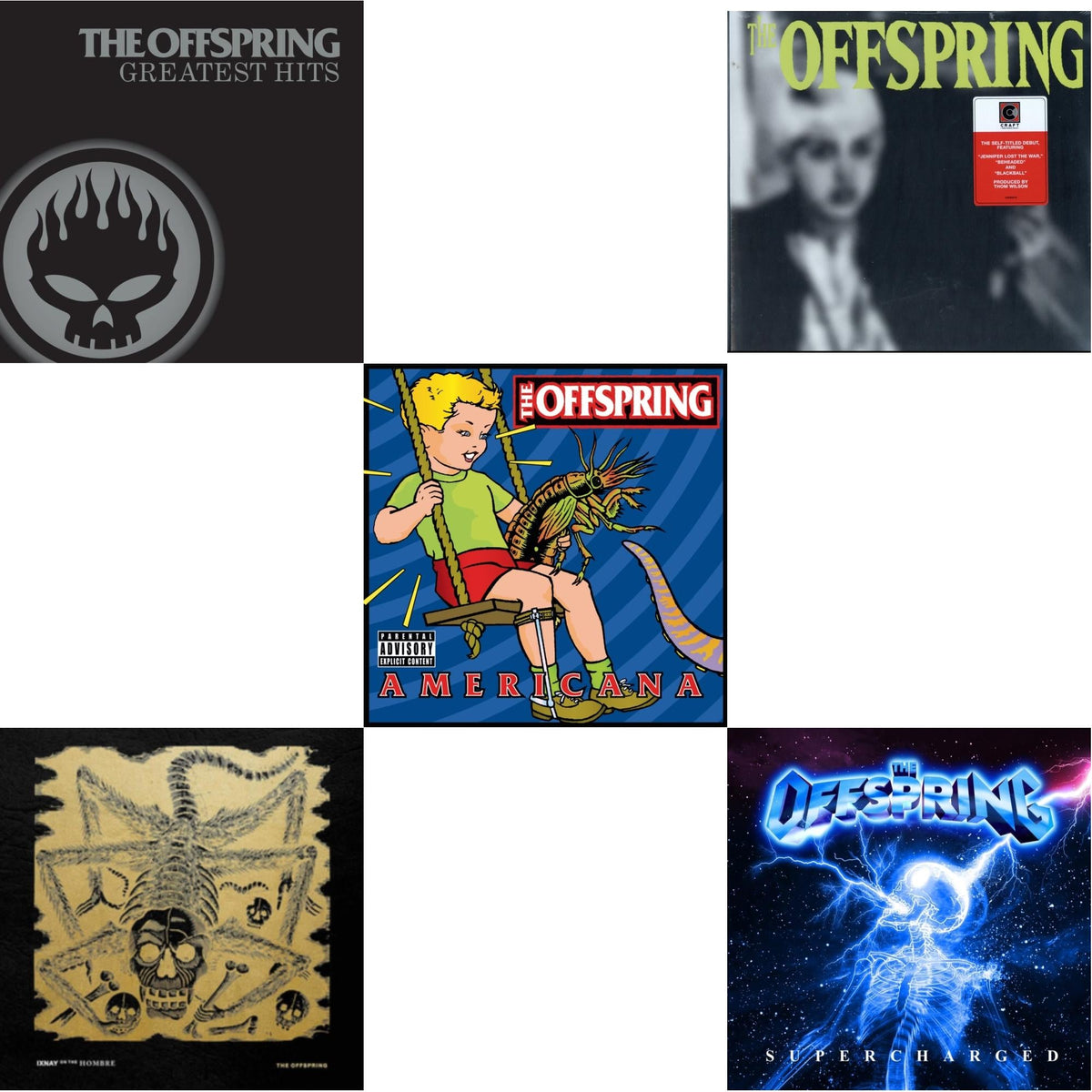 Greatest Hits & Ixnay On The Hombre (180G/Opaque Gold LP Vinyl/Leatherette Jacket) & Americana & Offspring (LP) & Supercharged