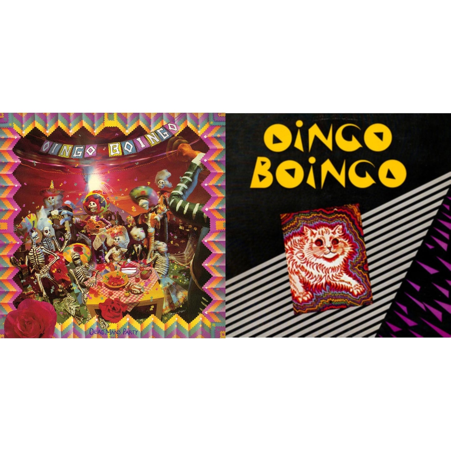 This is a 2 LP Vinyl SKU bundle.
1.This LP Vinyl is brand new.Format: LP VinylMusic Style: New WaveThis item's title is: Dead Man's Party (Colored LP Vinyl)Artist: Oingo BoingoLabel: UMeBarcode: 602547344373Release Date: 10/2/2015
2.This LP Vinyl is brand new.