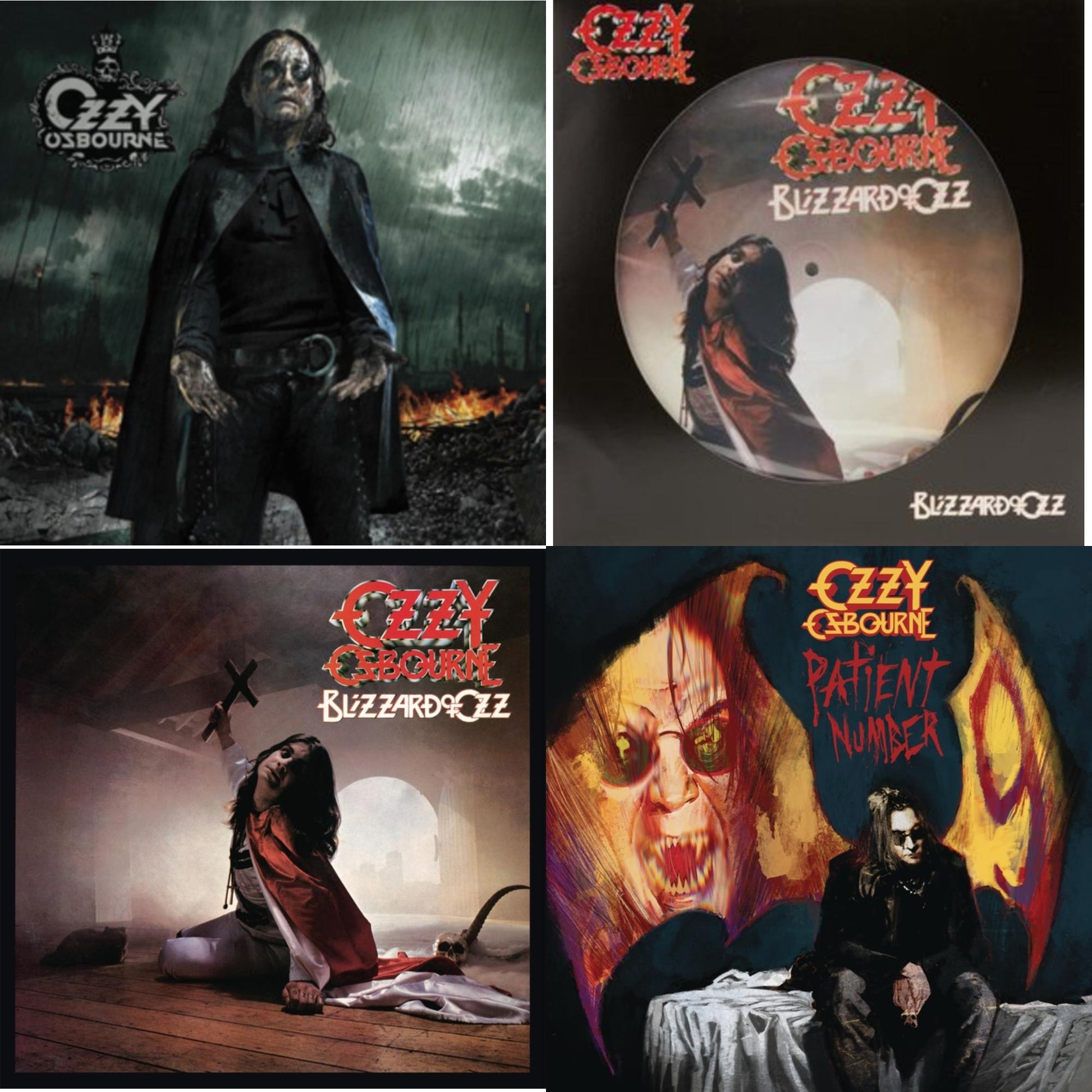 This is a 4 LP Vinyl SKU bundle.
1.This LP Vinyl is brand new.Format: LP VinylMusic Style: Hard RockThis item's title is: Black Rain (2LP)Artist: Ozzy OsbourneLabel: LEGACYBarcode: 194399392911Release Date: 5/20/2022
2.This LP Vinyl is brand new.