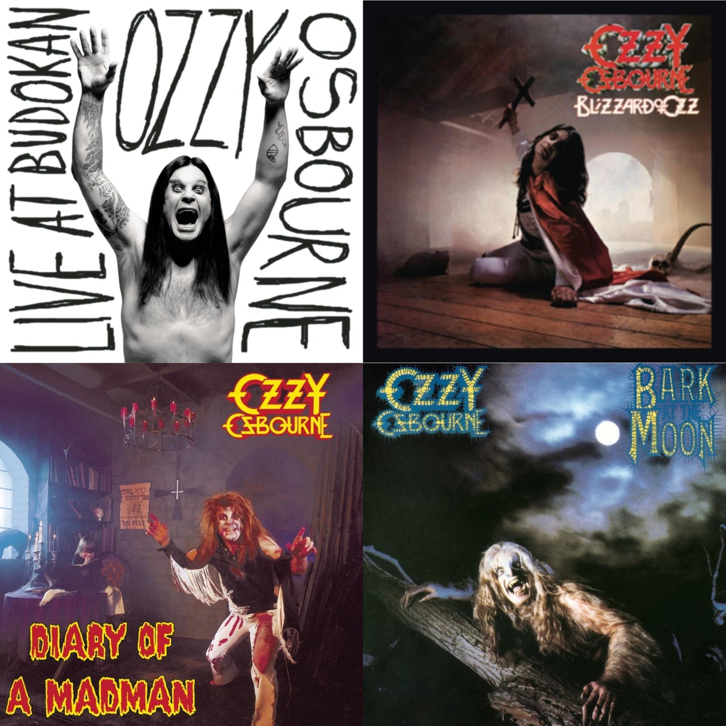 Live At Budokan & Blizzard Of Ozz & Diary Of A Madman & Bark At The Moon
