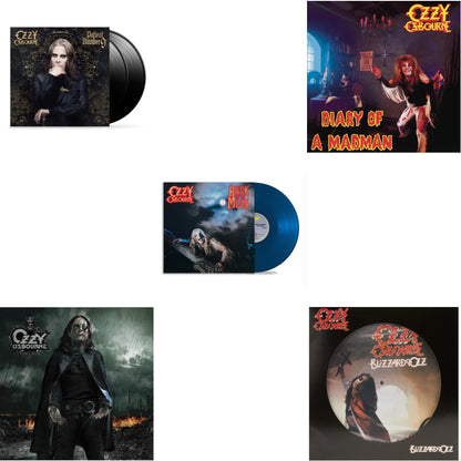 Patient Number 9 & Black Rain (2LP) & Bark At The Moon (40Th Anniversary) (Translucent Cobalt Blue LP Vinyl) & Diary Of A Madman (180G) & Blizzard Of Ozz (Picture Disc)