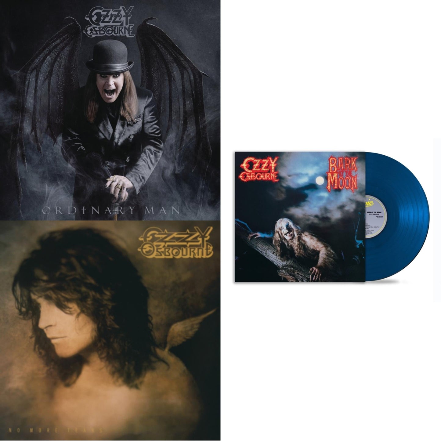 Ordinary Man (140G) & No More Tears (2LP) & Bark At The Moon (40Th Anniversary) (Translucent Cobalt Blue LP Vinyl)