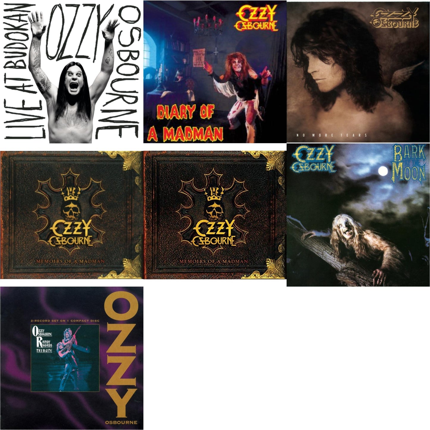Live At Budokan & Diary Of A Mad Man & No More Tears & Memoirs Of A Madman & Memoirs Of A Madman & Bark At The Moon & Tribute
