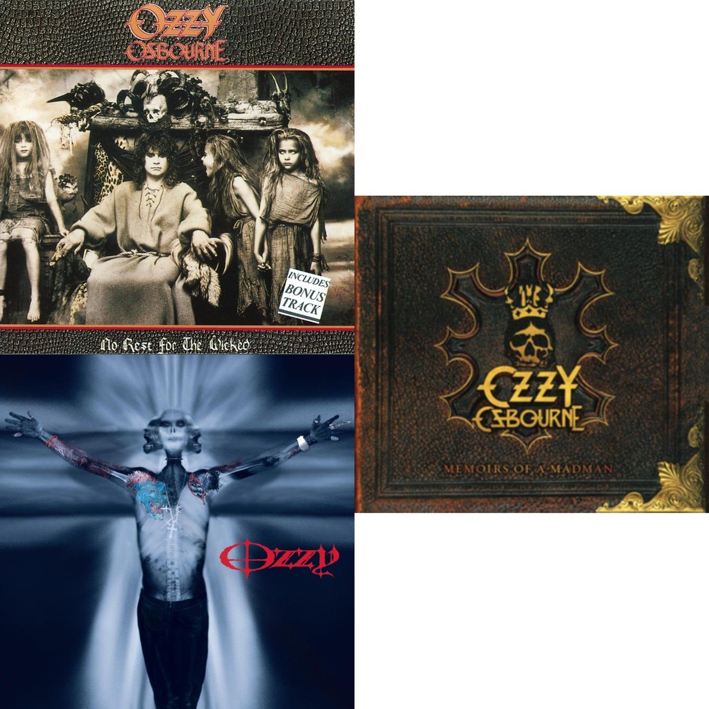 No Rest For The Wicked & Down To Earth & Memoirs Of A Madman