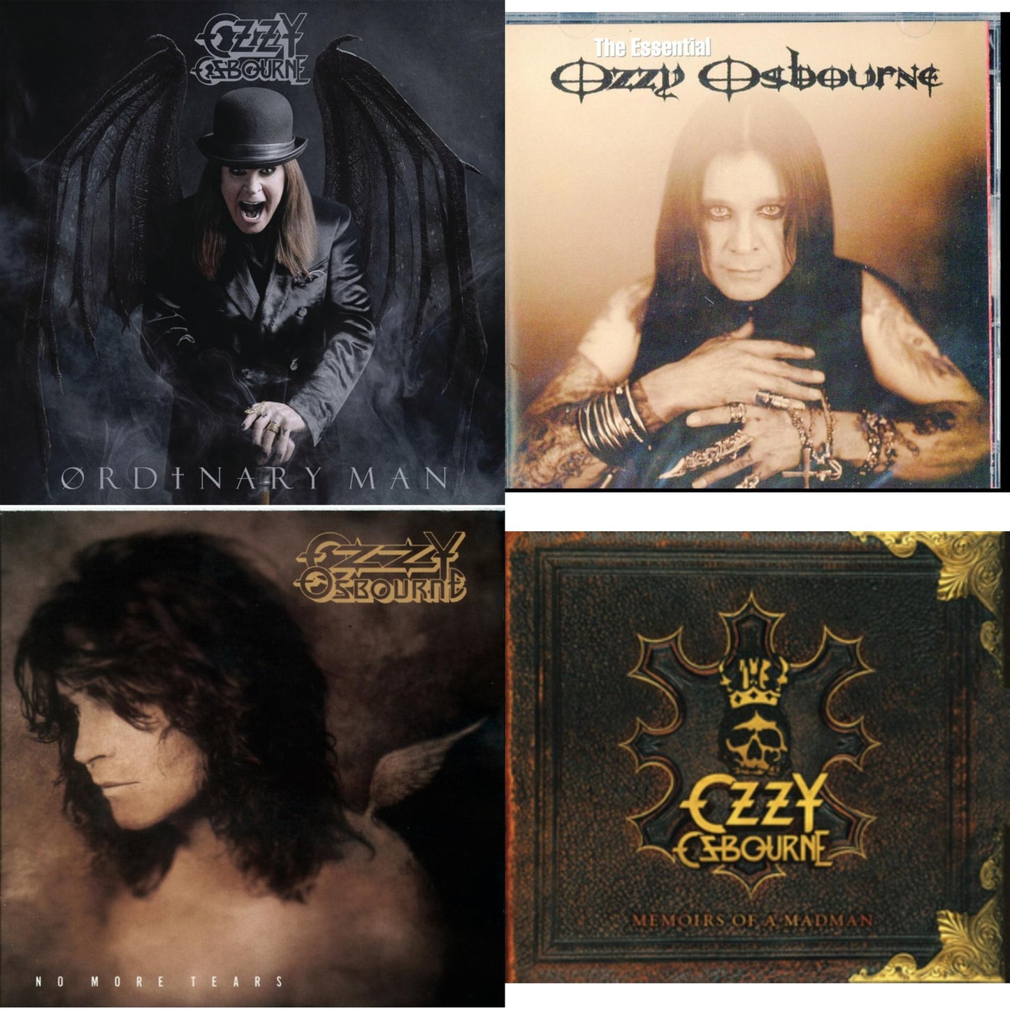 Ordinary Man (Jewel Case) & Essential Ozzy Osbourne & No More Tears & Memoirs Of A Madman