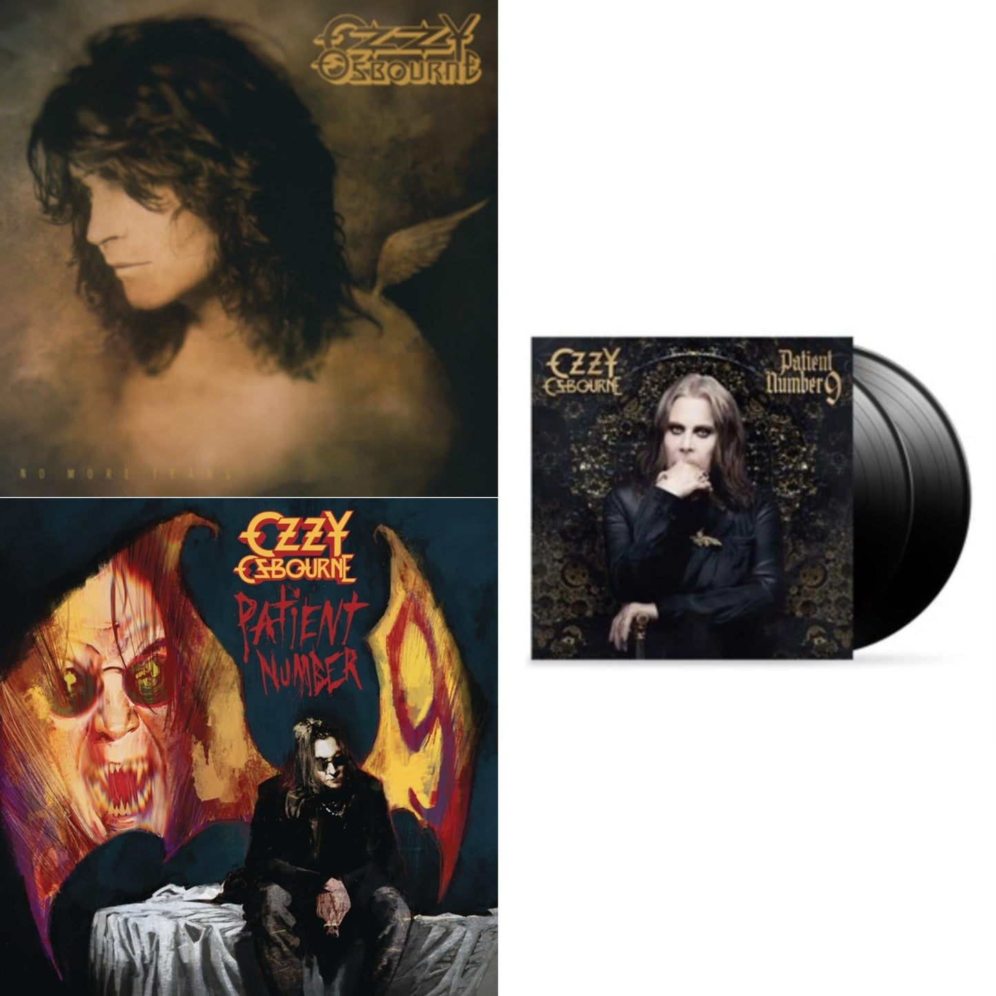 This is a 3 LP Vinyl SKU bundle.
1.This LP Vinyl is brand new.Format: LP VinylMusic Style: Heavy MetalThis item's title is: No More Tears (2LP)Artist: Ozzy OsbourneLabel: LEGACYBarcode: 194398772714Release Date: 9/17/2021
2.This LP Vinyl is brand new.