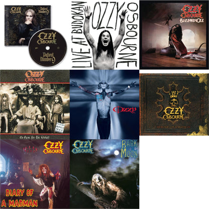 Patient Number 9 & Live At Budokan & Blizzard Of Ozz & No Rest For The Wicked & Down To Earth & Memoirs Of A Madman & Diary Of A Madman & Bark At The Moon