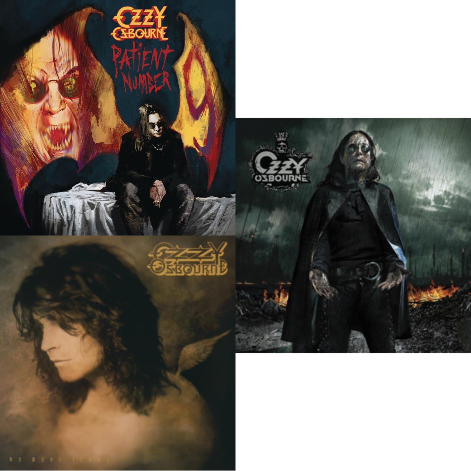 This is a 3 LP Vinyl SKU bundle.
1.This LP Vinyl is brand new.Format: LP VinylMusic Style: Heavy MetalThis item's title is: No More Tears (2LP)Artist: Ozzy OsbourneLabel: LEGACYBarcode: 194398772714Release Date: 9/17/2021
2.This LP Vinyl is brand new.