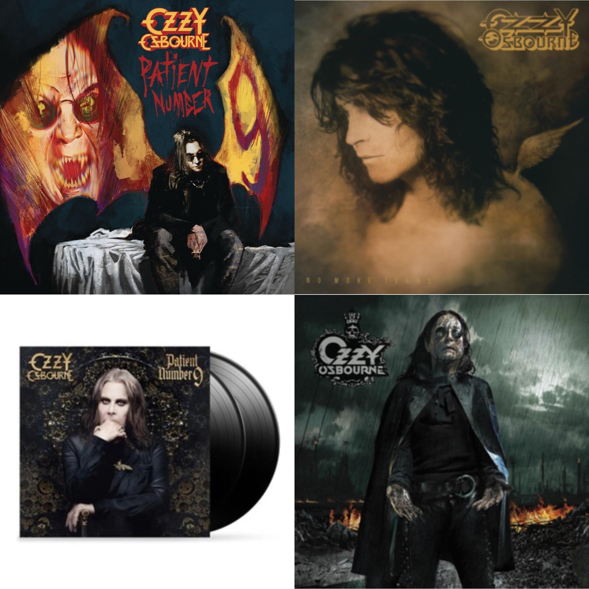This is a 4 LP Vinyl SKU bundle.
1.This LP Vinyl is brand new.Format: LP VinylMusic Style: Heavy MetalThis item's title is: No More Tears (2LP)Artist: Ozzy OsbourneLabel: LEGACYBarcode: 194398772714Release Date: 9/17/2021
2.This LP Vinyl is brand new.