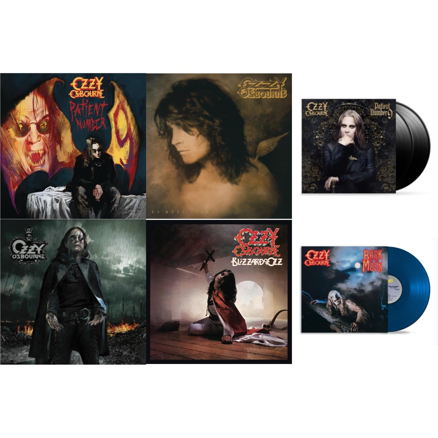 This is a 6 LP Vinyl SKU bundle.
1.This LP Vinyl is brand new.Format: LP VinylMusic Style: Heavy MetalThis item's title is: No More Tears (2LP)Artist: Ozzy OsbourneLabel: LEGACYBarcode: 194398772714Release Date: 9/17/2021
2.This LP Vinyl is brand new.