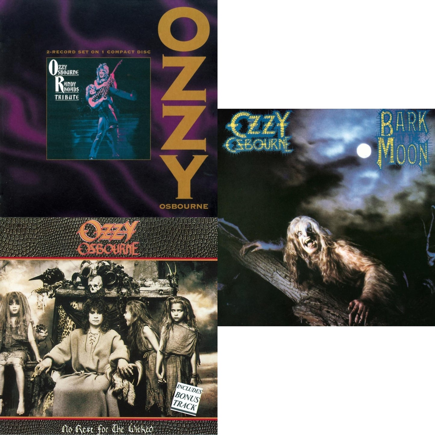 This is a 3 CD SKU bundle.
1.This CD is brand new.Format: CDMusic Style: Heavy MetalThis item's title is: TributeArtist: Ozzy OsbourneLabel: LEGACYBarcode: 889853344727Release Date: 4/22/2016
2.This CD is brand new.