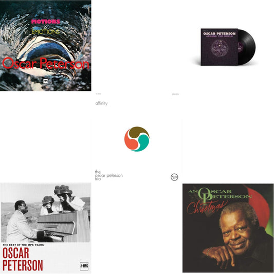 Motions & Emotions (Limited Edition/Numbered/Blue LP Vinyl) & Best Of Mps Years (2LP) & Affinity (Verve Acoustic Sounds Series) (180G) & Around The World & Oscar Peterson Christmas