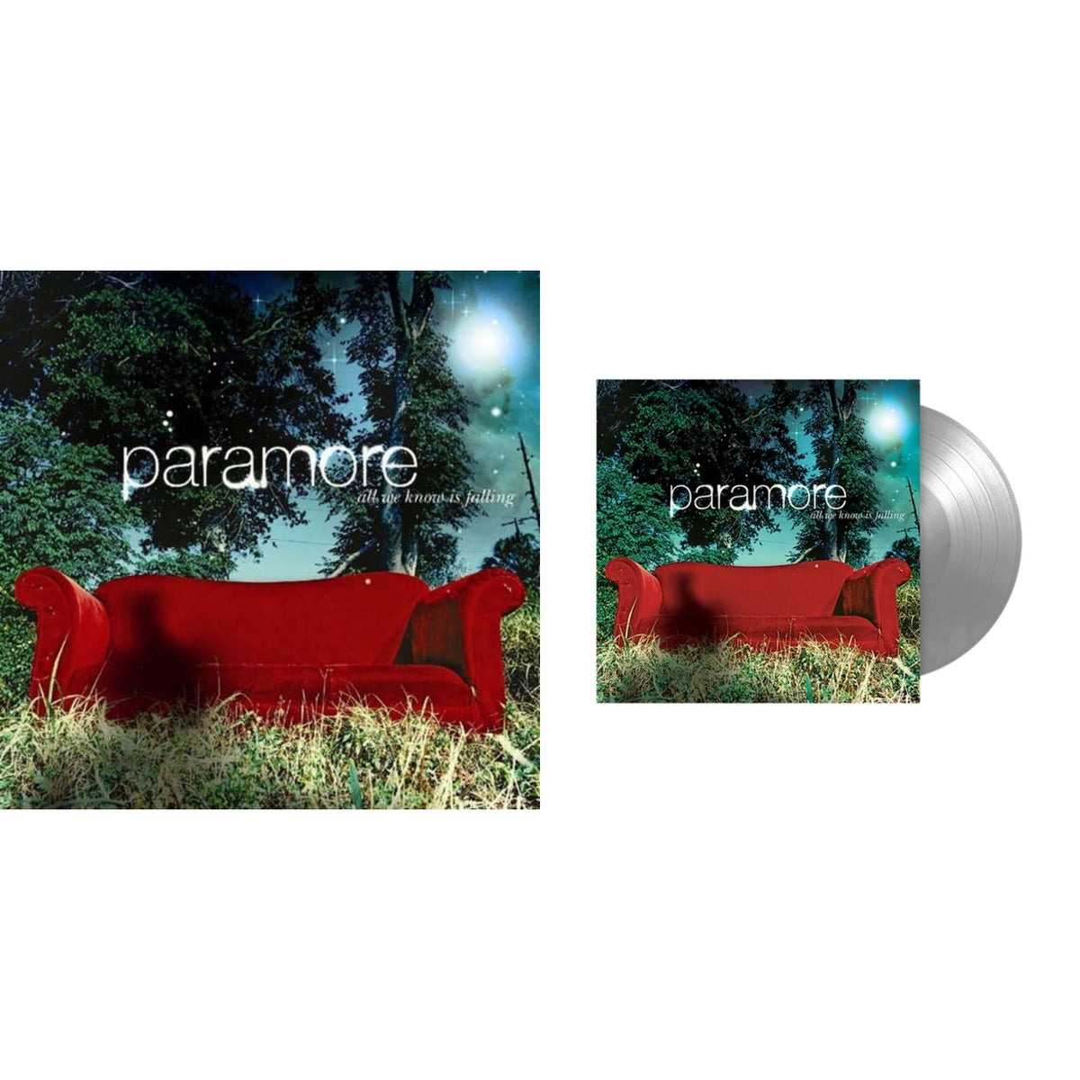 This is a 2 LP Vinyl SKU bundle.
1.This LP Vinyl is brand new.Format: LP VinylThis item's title is: All We Know Is FallingArtist: ParamoreLabel: WEA/FUELED BY RAMENBarcode: 075678669217Release Date: 11/13/2015
2.This LP Vinyl is brand new.