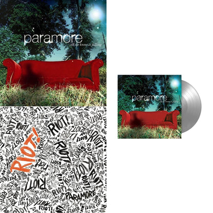 Paramore - All We Know Is Falling (Silver LP Vinyl) & Riot! (Fbr 25Th Anniversary Edtion/Silver LP Vinyl) & All We Know Is Falling
