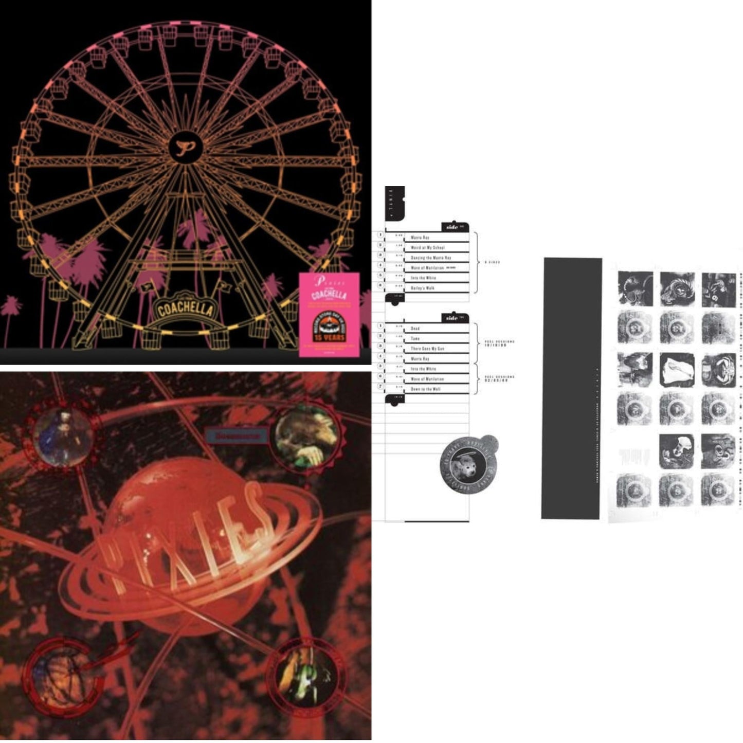 Live At Coachella 2004 (140G/Orange & Yellow Marbled LP Vinyl/Etching D-Side) & Bossanova & Doolittle 25: B-Sides, Peel Sessions And Demos