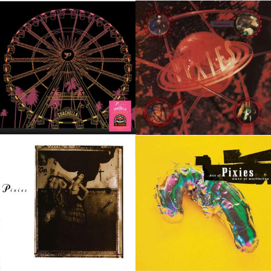 Live At Coachella 2004 (140G/Orange & Yellow Marbled LP Vinyl/Etching D-Side) & Bossanova & Surfer Rosa & Wave Of Mutilation: Best Of Pixies