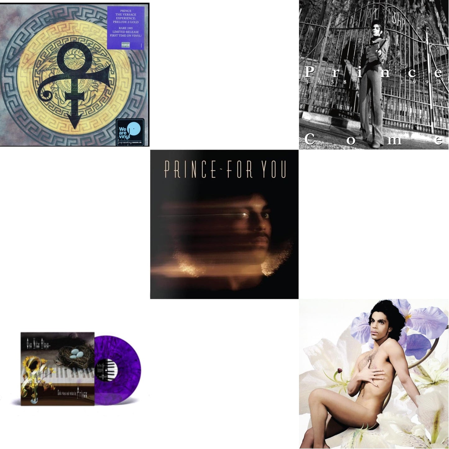 Versace Experience (Prelude 2 Gold) (150G/Purple LP Vinyl/Dl Insert) & One Nite Alone…(Solo Piano & Voice By Prince) (Purple LP Vinyl) & For You & Come & Lovesexy