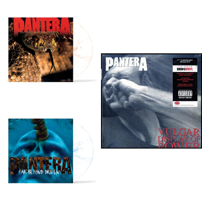 This is a 3 LP Vinyl SKU bundle.
1.This LP Vinyl is brand new.Format: LP VinylMusic Style: Groove MetalThis item's title is: Great Southern Trendkill (Marbled Orange LP Vinyl) (I)Artist: PanteraLabel: ATLANTIC CATALOG GROUPBarcode: 081227890964Release Date: 4/23/2021
2.