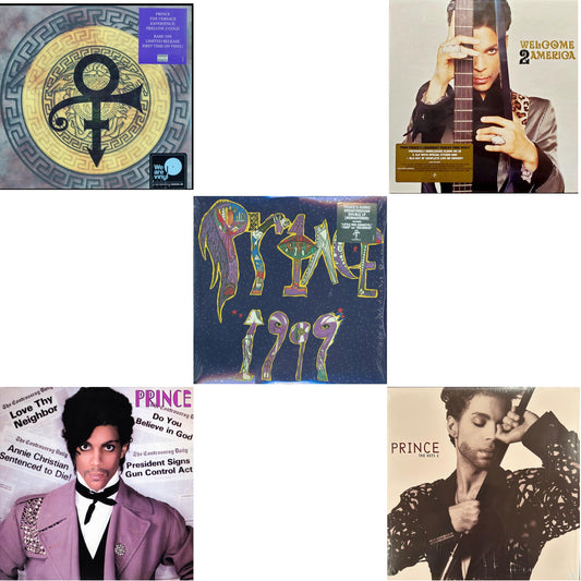 Versace Experience (Prelude 2 Gold) (150G/Purple LP Vinyl/Dl Insert) & Controversy & 1999 (X) & Welcome 2 America (Deluxe/2LP/CD/Blu-Ray) & Hits 1 (X) (2LP)
