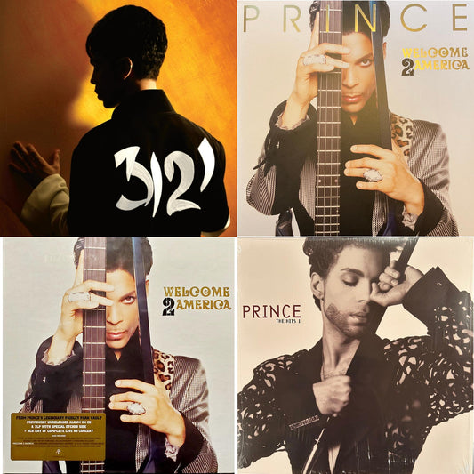 3121 (2 LP) (150G Vinyl/ Purple Vinyl) & Welcome 2 America (2LP) & Welcome 2 America (Deluxe/2LP/CD/Blu-Ray) & Hits 1 (X) (2LP)