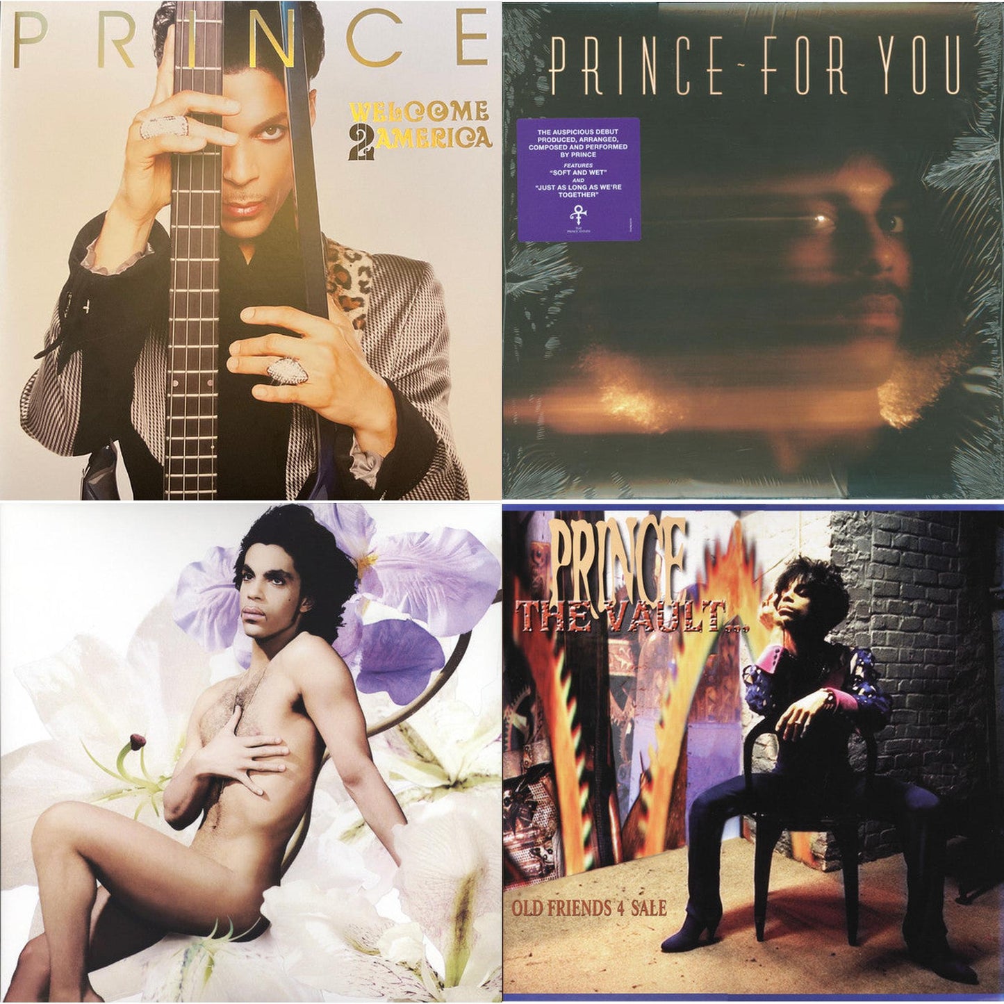 Welcome 2 America (2LP) & For You & Lovesexy & Vault - Old Friends 4 Sale