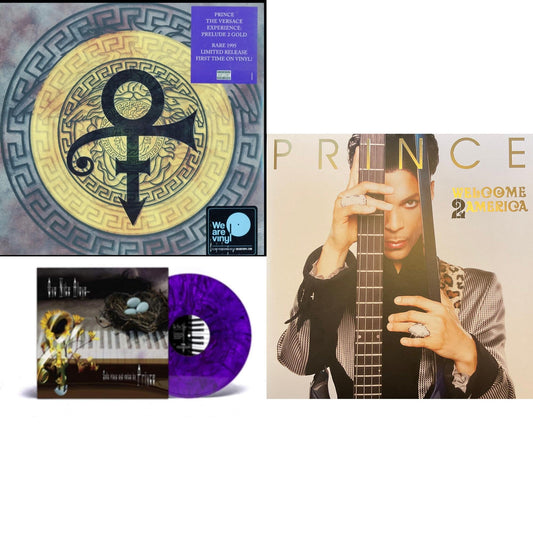 Versace Experience (Prelude 2 Gold) (150G/Purple LP Vinyl/Dl Insert) & One Nite Alone…(Solo Piano & Voice By Prince) (Purple LP Vinyl) & Welcome 2 America (2LP)