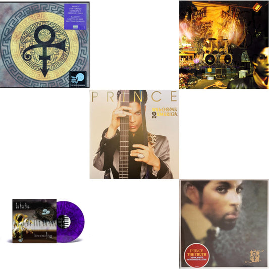 Versace Experience (Prelude 2 Gold) (150G/Purple LP Vinyl/Dl Insert) & One Nite Alone…(Solo Piano & Voice By Prince) (Purple LP Vinyl) & Welcome 2 America (2LP) & Sign O’ The Times & Truth