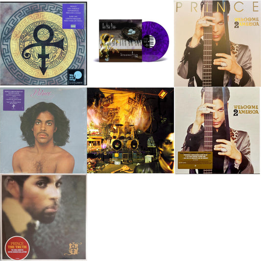 Versace Experience (Prelude 2 Gold) (150G/Purple LP Vinyl/Dl Insert) & One Nite Alone…(Solo Piano & Voice By Prince) (Purple LP Vinyl) & Welcome 2 America (2LP) & Prince (X) & Sign O’ The Times & Welcome 2 America (Deluxe/2LP/CD/Blu-Ray) & Truth