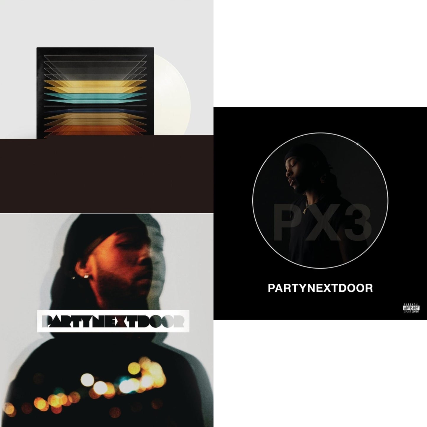 Colours (White LP Vinyl) & Partynextdoor (X) & Partynextdoor 3 (P3) (2LP)