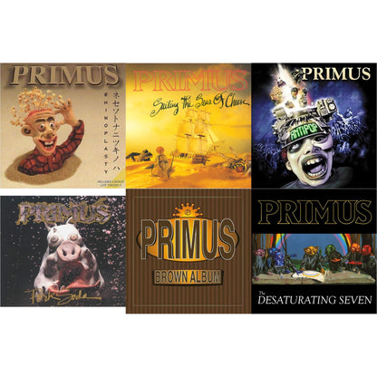 This is a 6 LP Vinyl SKU bundle.
1.This LP Vinyl is brand new.Format: LP VinylMusic Style: ExperimentalThis item's title is: Rhinoplasty (2 LP)Artist: PrimusLabel: Interscope RecordsBarcode: 602567993339Release Date: 12/14/2018
2.This LP Vinyl is brand new.