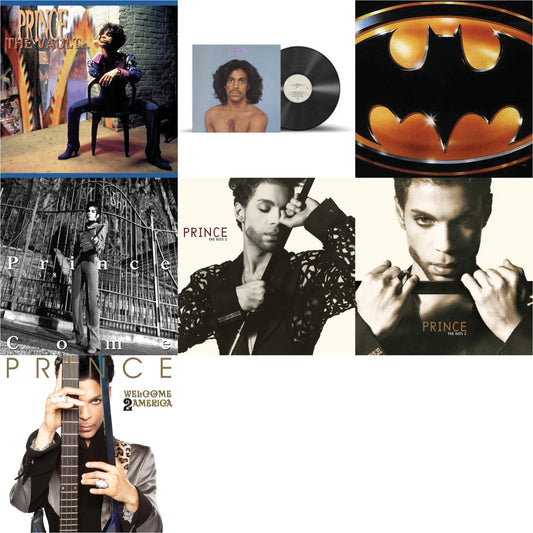 Prince (X) & Welcome 2 America (Deluxe/2LP/CD/Blu-Ray) & Come & Vault - Old Friends 4 Sale & Hits 1 (X) (2LP) & Hits 2 (X) (2LP) & Batman Ost
