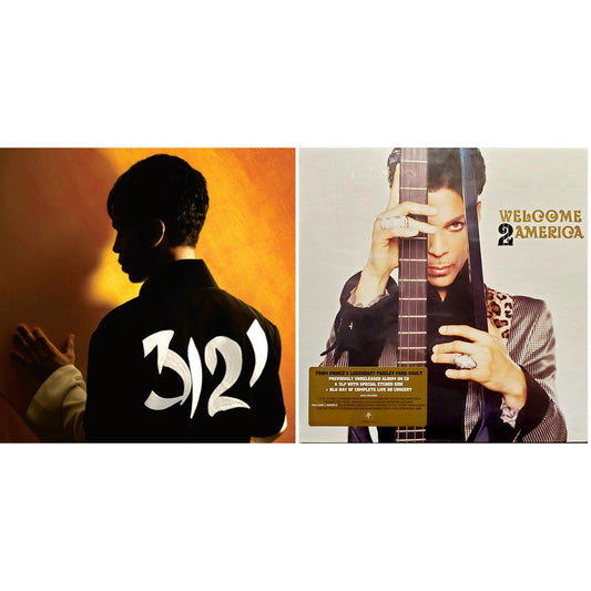 3121 (2 LP) (150G Vinyl/ Purple Vinyl) & Welcome 2 America (Deluxe/2LP/CD/Blu-Ray)