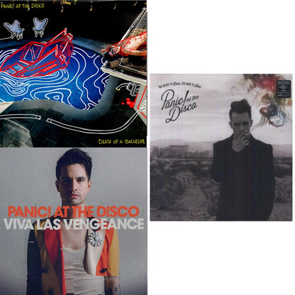This is a 3 LP Vinyl SKU bundle.
1.This LP Vinyl is brand new.Format: LP VinylMusic Style: Alternative RockThis item's title is: Viva Las VengeanceArtist: Panic! At The DiscoLabel: FUELED BY RAMENBarcode: 075678637629Release Date: 8/19/2022
2.This LP Vinyl is brand new.