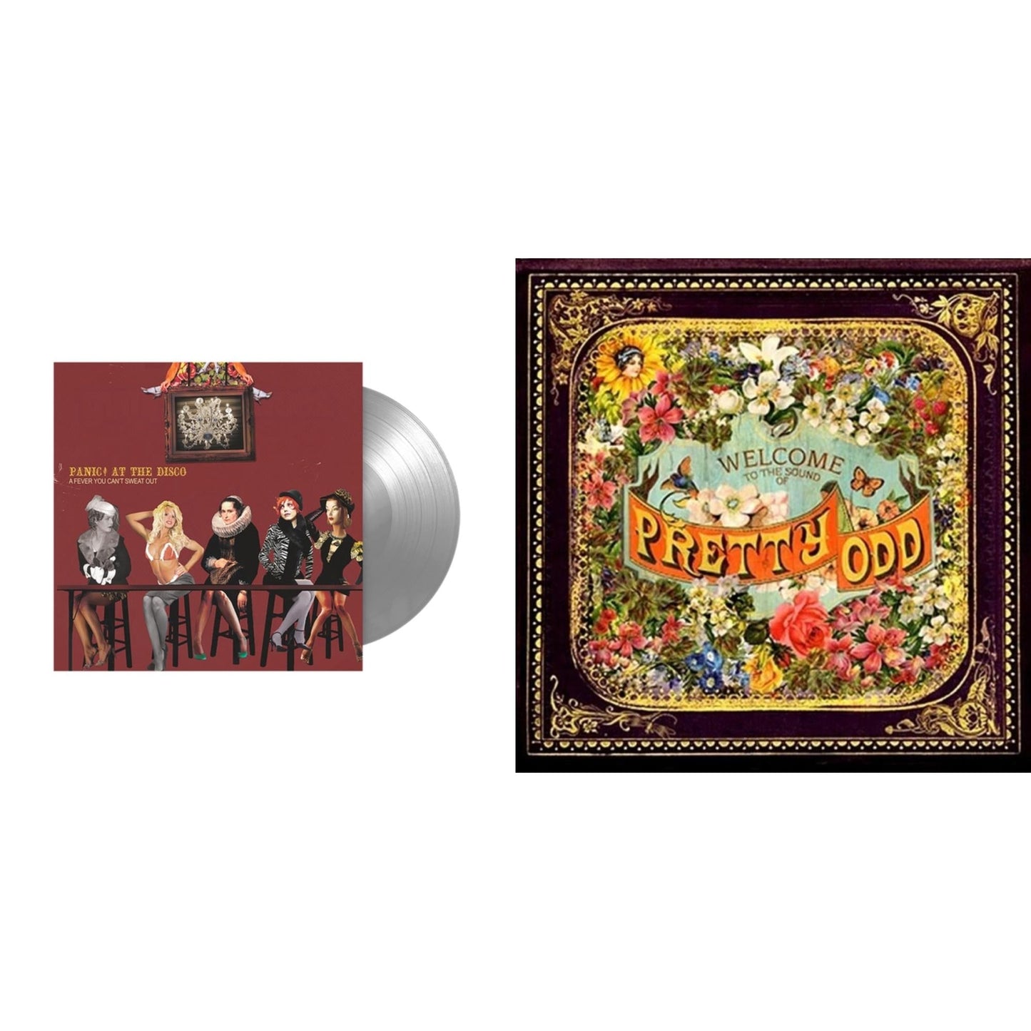 This is a 2 LP Vinyl SKU bundle.
1.This LP Vinyl is brand new.Format: LP VinylMusic Style: EmoThis item's title is: Fever You Can't Sweat Out (Fbr 25Th Anniversary Edition/Silver LP Vinyl)Artist: Panic! At The DiscoLabel: FUELED BY RAMENBarcode: 075678645655Release Date: 7/30/2021
2.