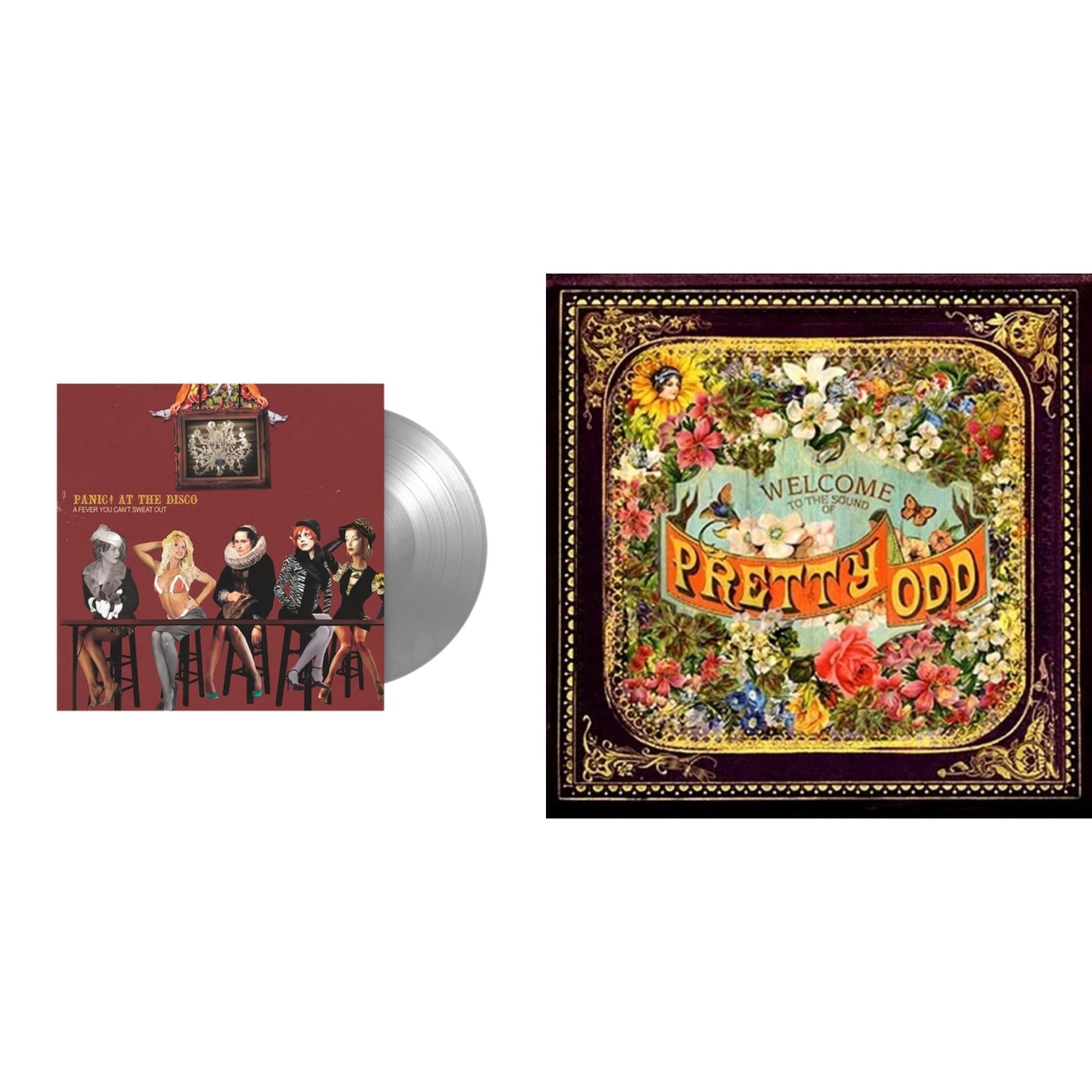 This is a 2 LP Vinyl SKU bundle.
1.This LP Vinyl is brand new.Format: LP VinylMusic Style: EmoThis item's title is: Fever You Can't Sweat Out (Fbr 25Th Anniversary Edition/Silver LP Vinyl)Artist: Panic! At The DiscoLabel: FUELED BY RAMENBarcode: 075678645655Release Date: 7/30/2021
2.