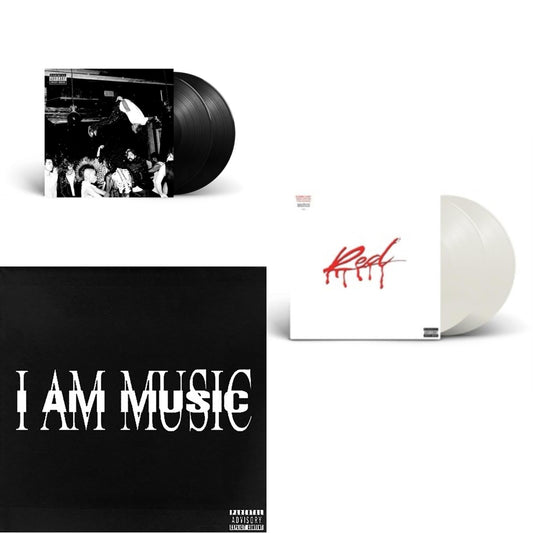 Die Lit (2LP) & Music (X) (2LP) & Whole Lotta Red (X) (5 Year Anniversary Edition) (Rain Cloud White Vinyl/2LP)
