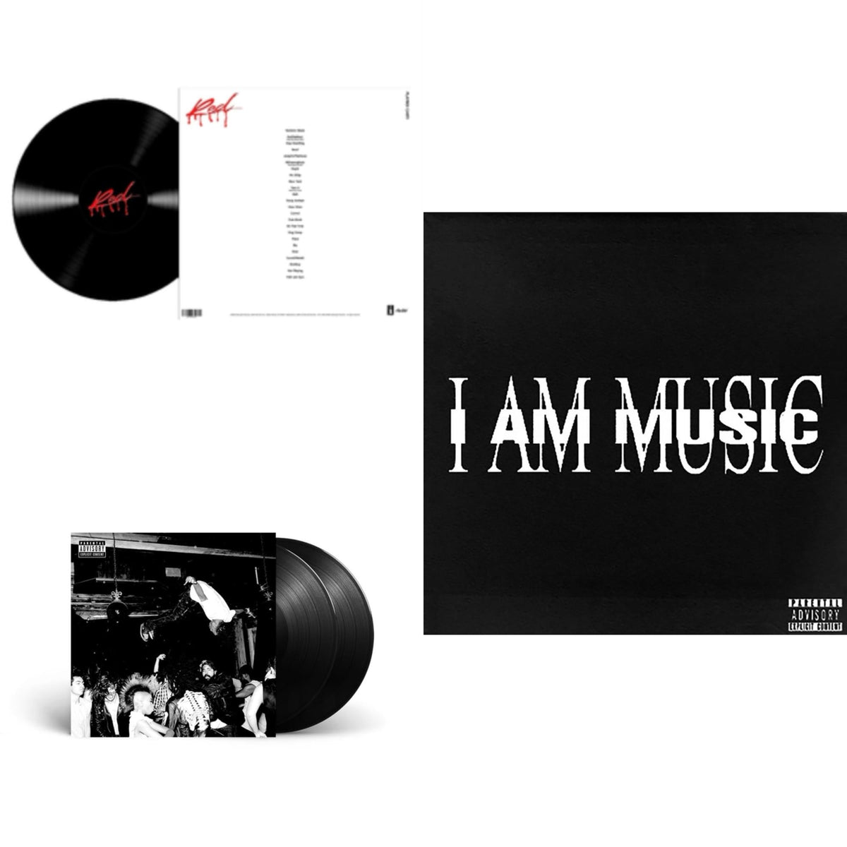 Whole Lotta Red (X) (2LP) & Die Lit (2LP) & Music (X) (2LP)