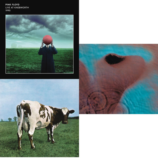 Live At Knebworth 1990 (2LP/180G/45 RPM) & Atom Heart Mother (180G/Gatefold/2016 Version) & Meddle (180G/Gatefold/2016 Version)